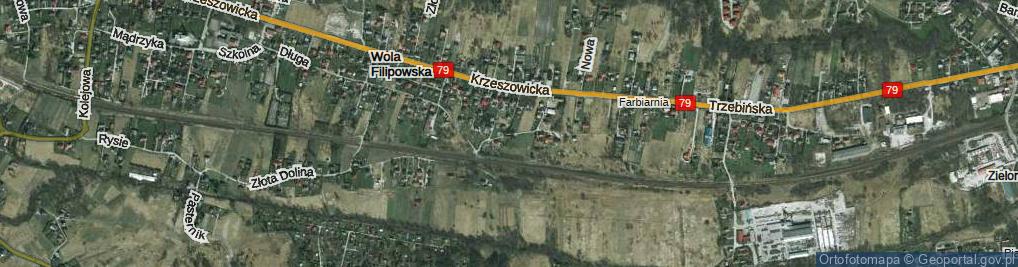 Zdjęcie satelitarne Mniejsza ul.